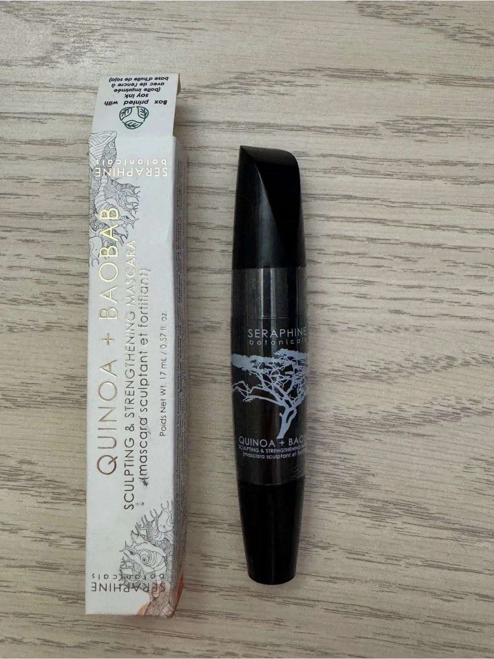 Seraphine Botanicals Quinoa + Baobab Sculpting & Strengthening Mascara